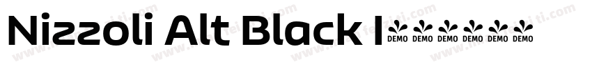 Nizzoli Alt Black I字体转换